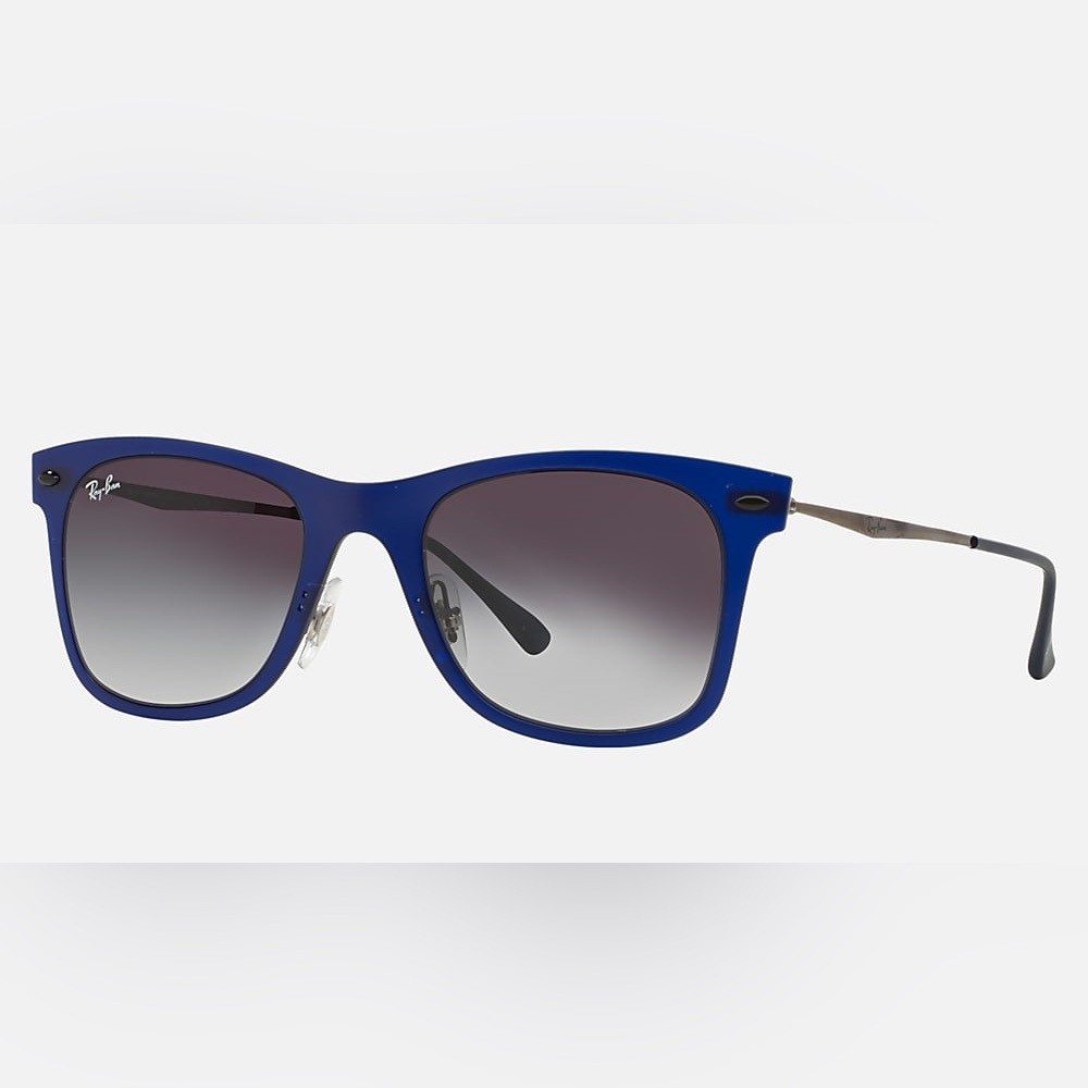 Sold ❌Ray-Ban “RB4210 Wayfarer Light Ray”  Sunglasses 895/8G 50 22 3N Matte Blue